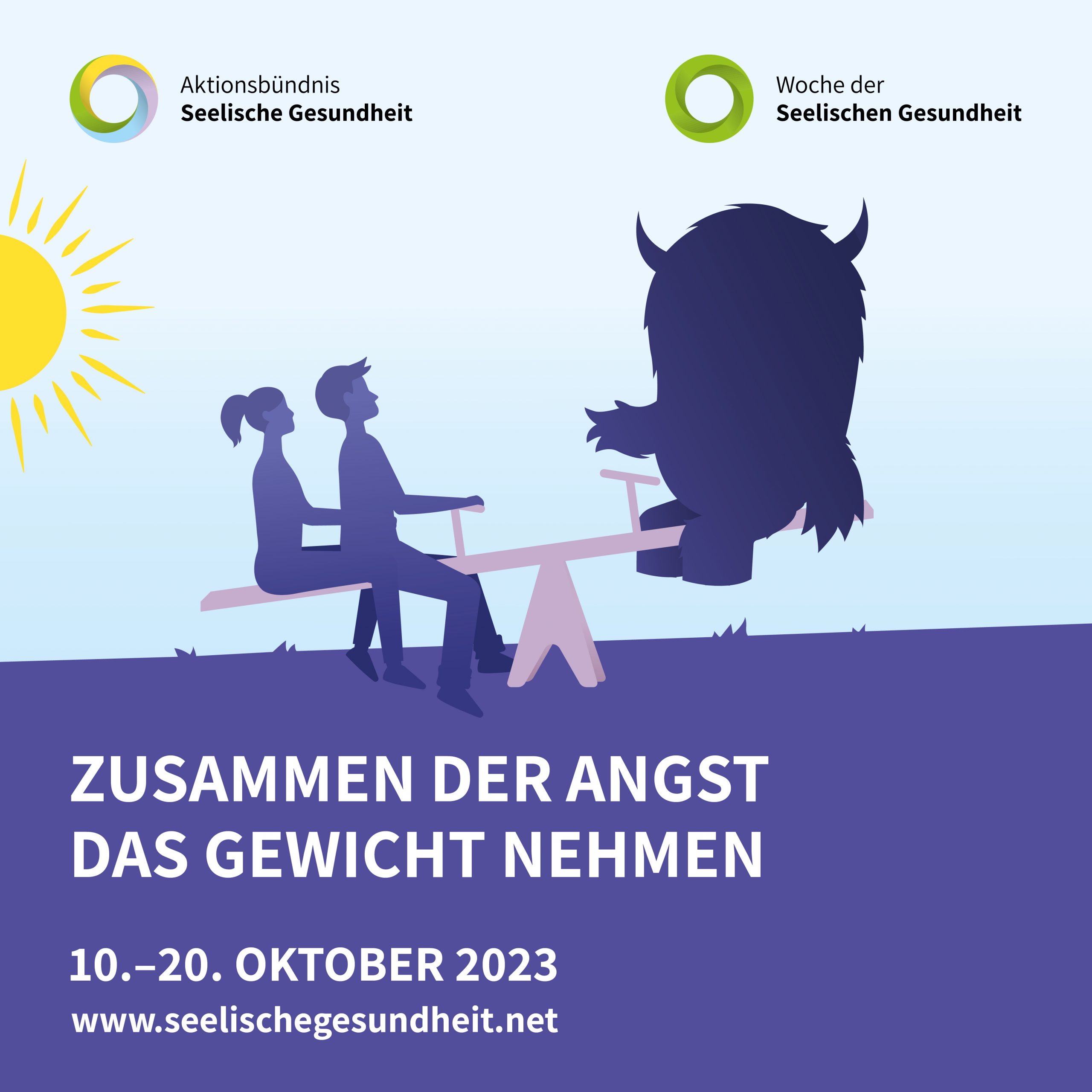 Zusammen der Angst das Gewicht nehmen Veranstaltung zur Woche der seelischen Gesundheit